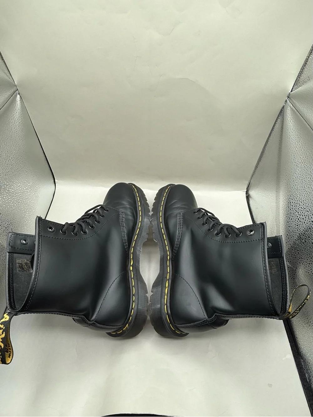 Dr. Martens 1460 Bex Smooth Leather Boot Black Vintage Smooth Men Size 11 Clean